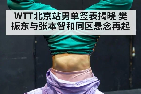 WTT北京站男单签表揭晓 樊振东与张本智和同区悬念再起